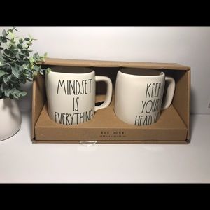 Rae Dunn Mindset Is Everything Mug Set